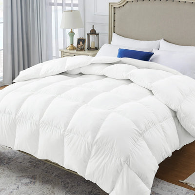 Goose Feather Down Comforter - Super King - Fine Living