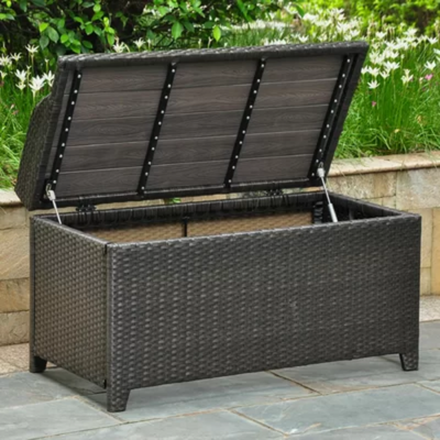 Rattan Storage Box - Urban Grey
