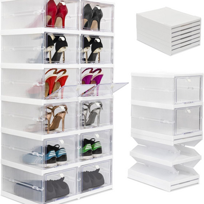 6 Layer Foldable Shoe Organizer - Fine Living