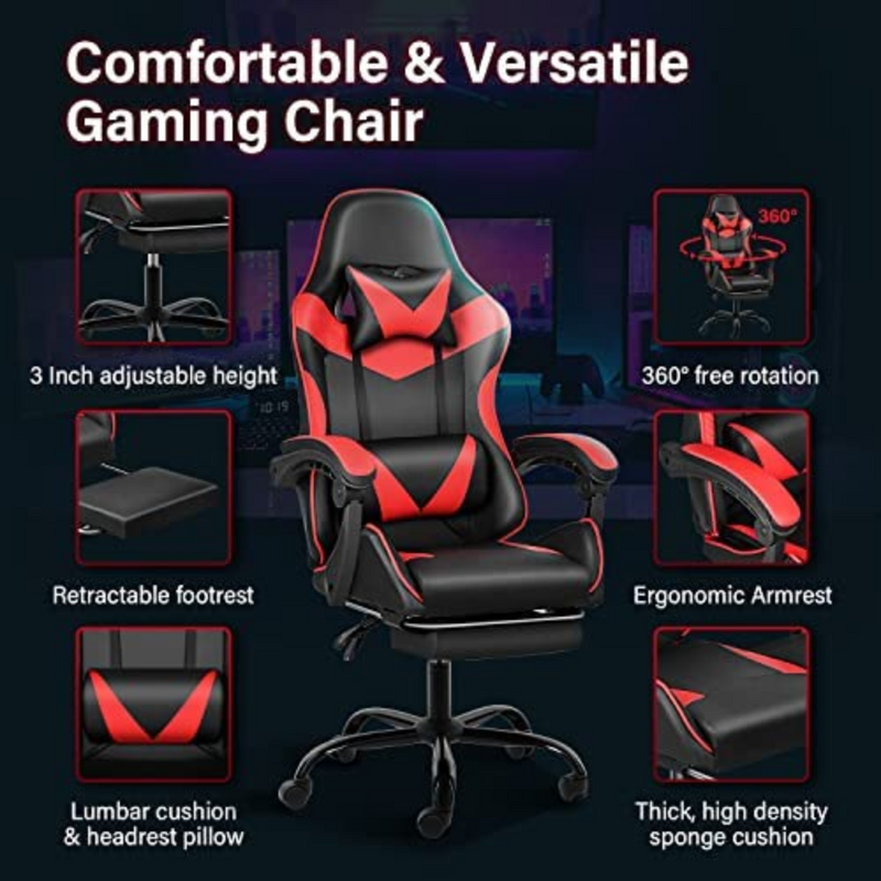 CyberPulse Gaming Chair - Red