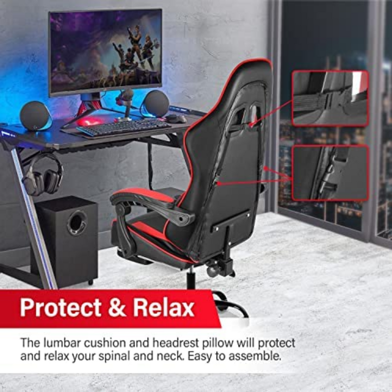 CyberPulse Gaming Chair - Red