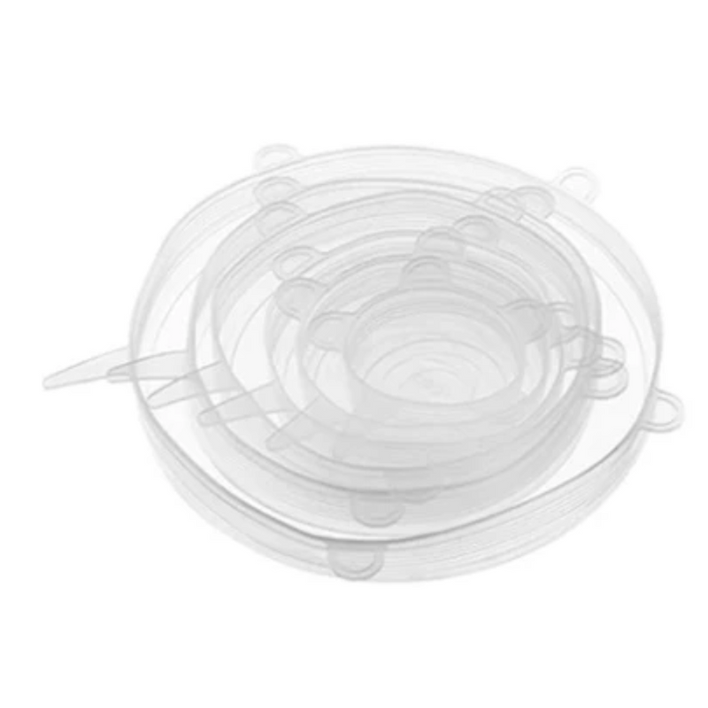 Silicone Lid - White (Set of 6)