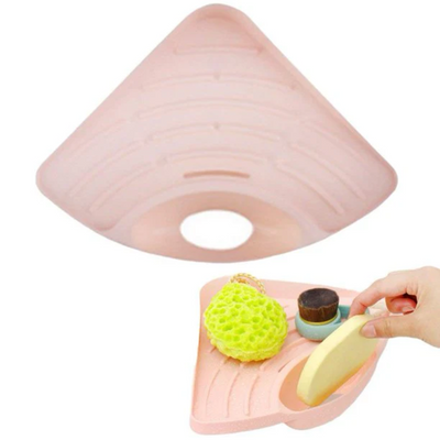 Sink Corner Caddy - Pink