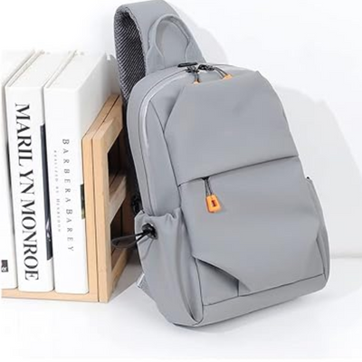 Zen Sling Cross Body Backpack -Grey