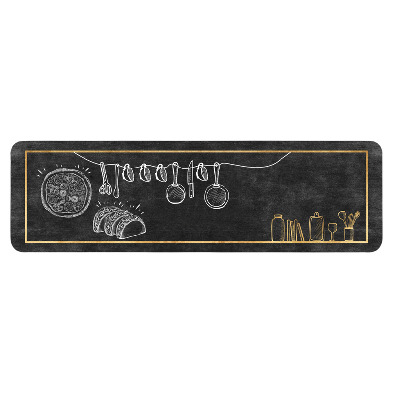 Non - Slip Whisk Kitchen Mat 40*120cm