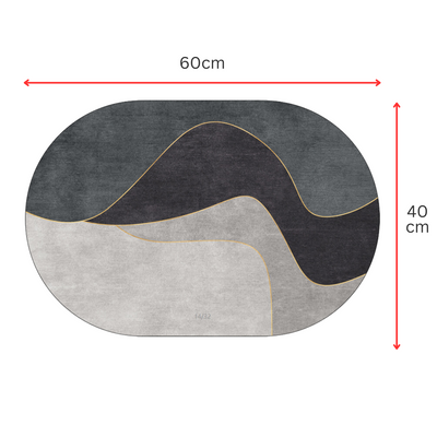 Curve Comfort - Oval Bath Mat - 40*60cm