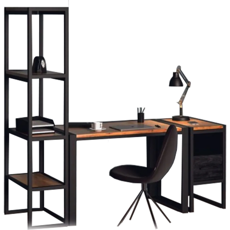 Dorian 3pc Office Desk - Fine Living