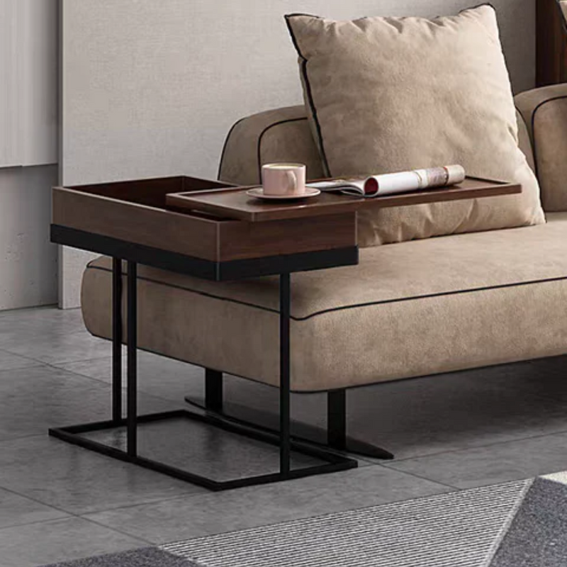 Arcadia Hidden Storage Side Table - Finery