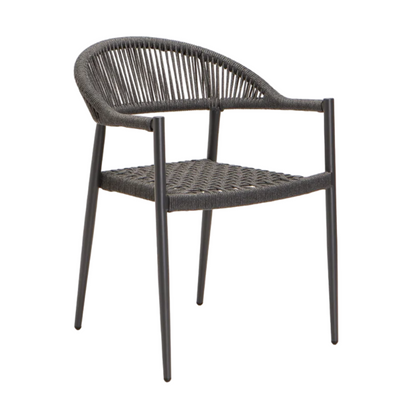 Oslo Rope Chair - Black - Finery