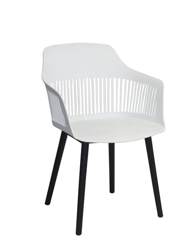 Ivory Curve Chair - White