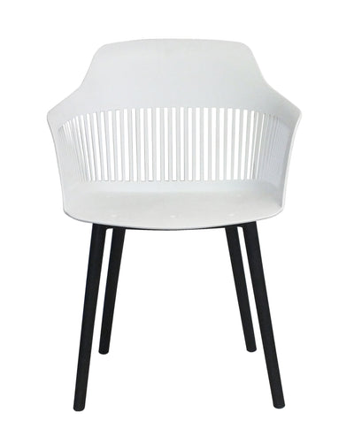 Ivory Curve Chair - White