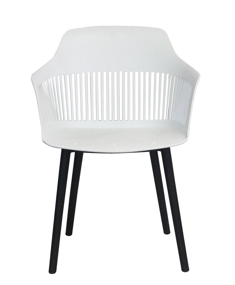 Ivory Curve Chair - White