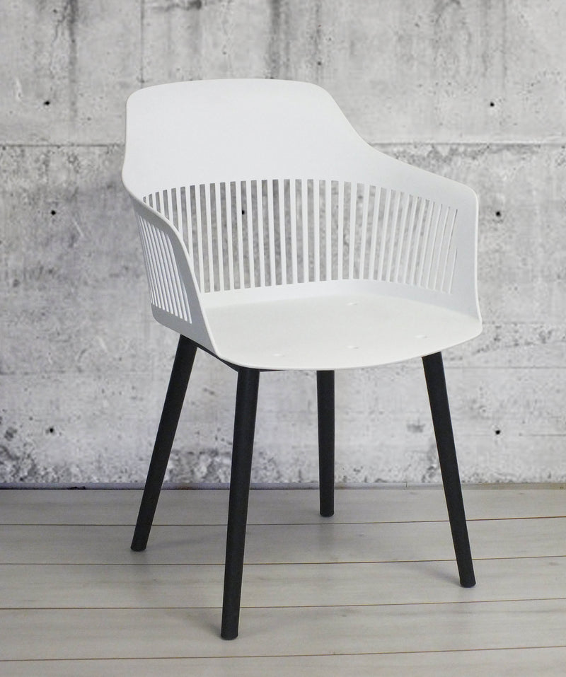 Ivory Curve Chair - White