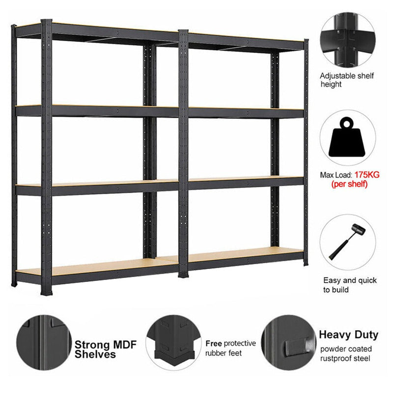 TetraTwin Shelves (4 Tiers Upright or 2 and 2 Tier)