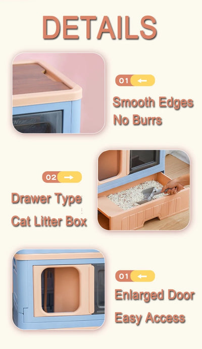 Nala Cat Foldable Litter Box - Rex