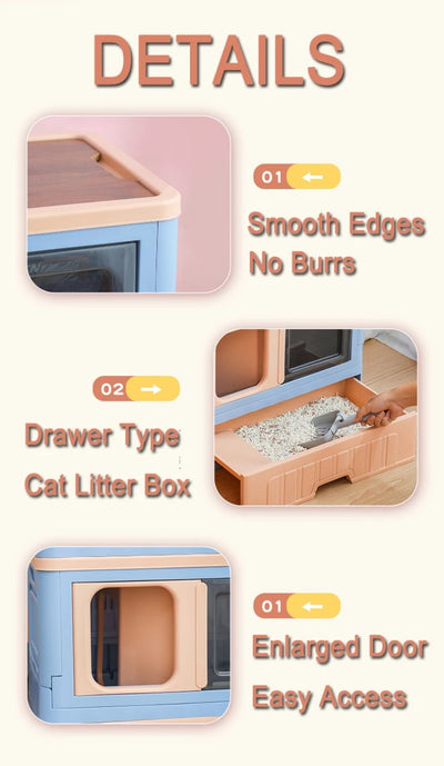 Nala Cat Foldable Sleep Box - Rex