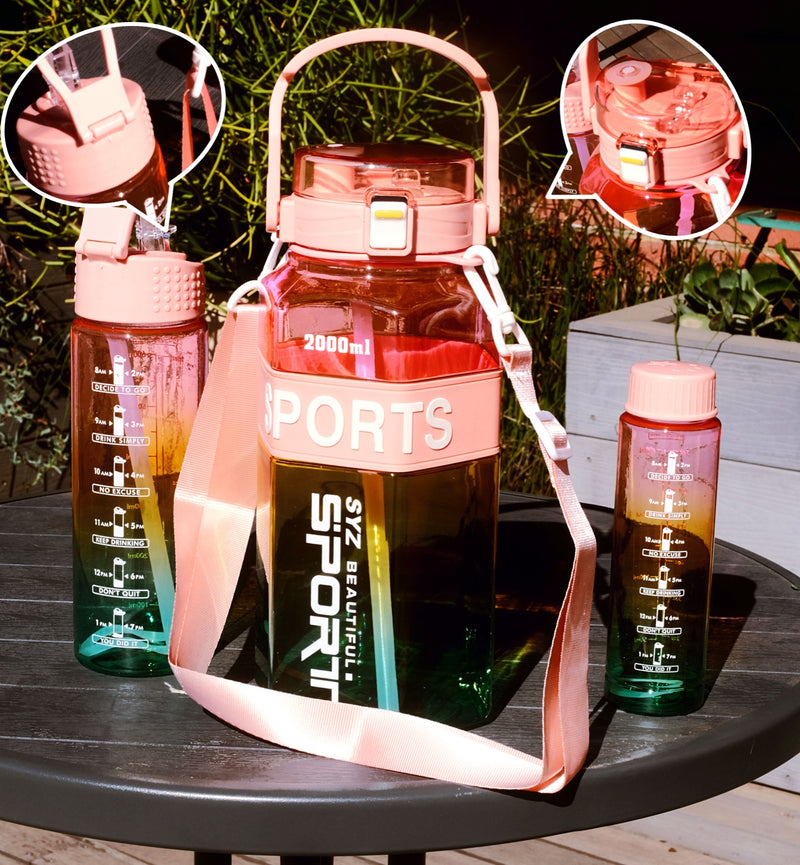 BoldBurst Water bottle - 3pcs