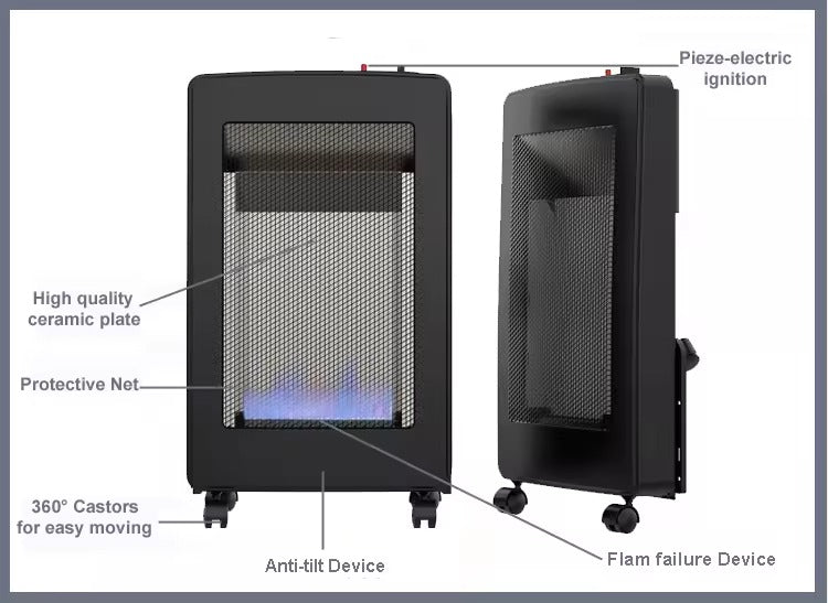 WarmWave Blue Flame Folding Heater - Fine Living