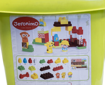 Jeronimo Block Bucket - Yellow 58pc