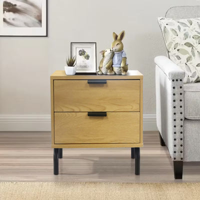 Cleopatra Side Table -Oak- Fine Living