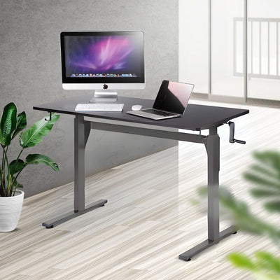 Elevate Desk - Black/ Grey - Fine Living