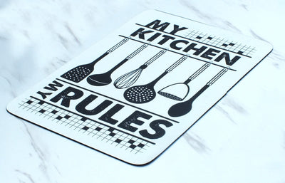 My Rules Kitchen Mat - 2pc
