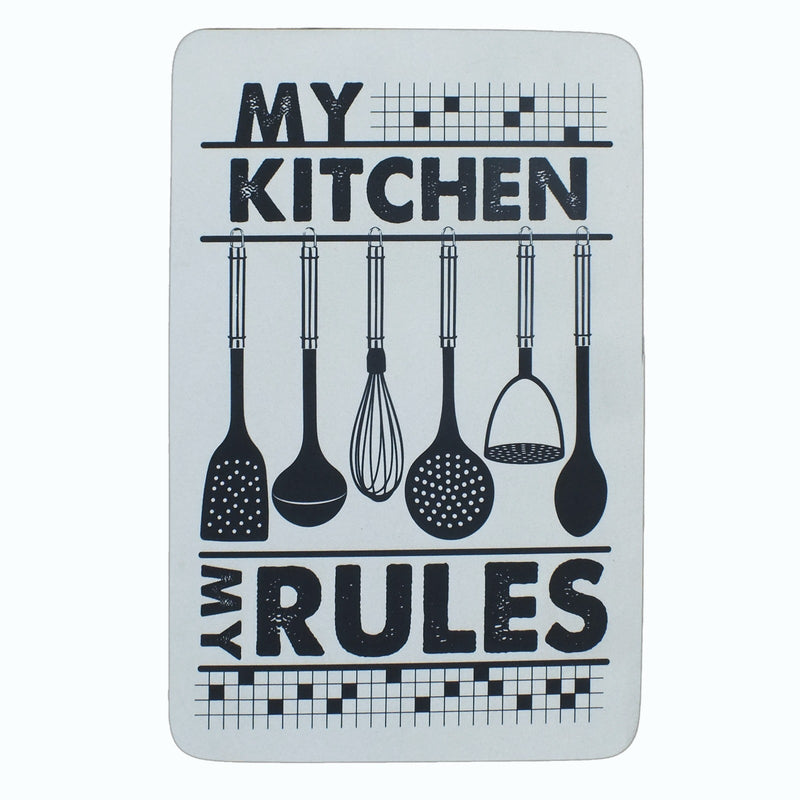 My Rules Kitchen Mat - 2pc