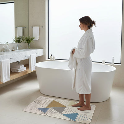 Harmony Hues -Rectangle Bath Mat -60*90cm