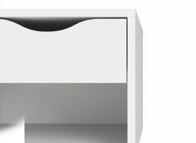 Bellamy Side Table - White - Fine Living