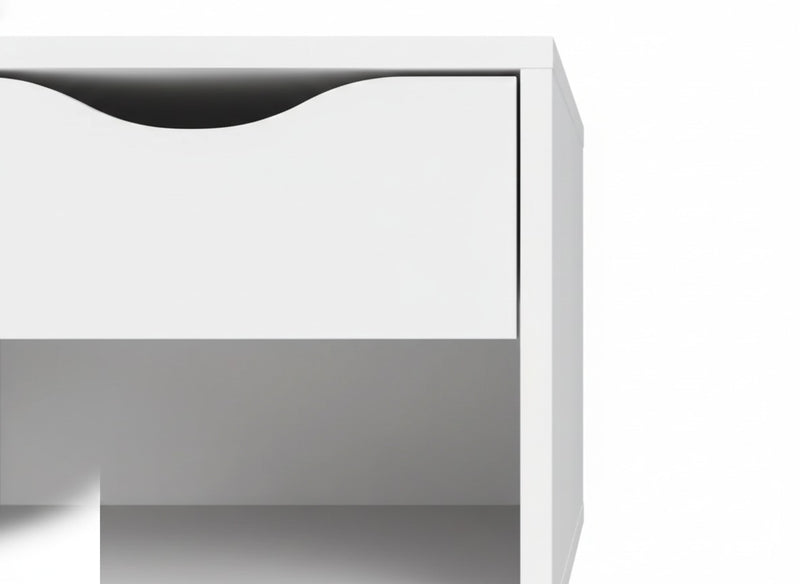 Bellamy Side Table - White - Fine Living