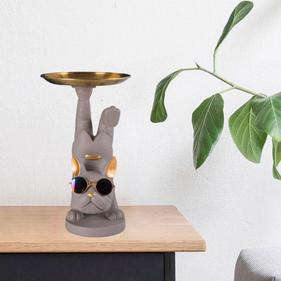 Yoga Bulldog-Grey