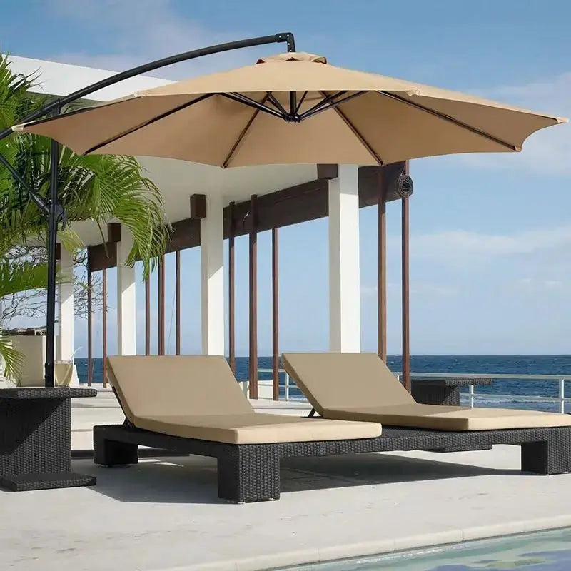 Ibiza Cantilever Umbrella - Beige - Finery