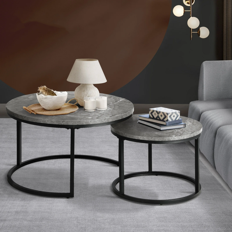 Eclipse 2pc Nesting Tables -  Grey