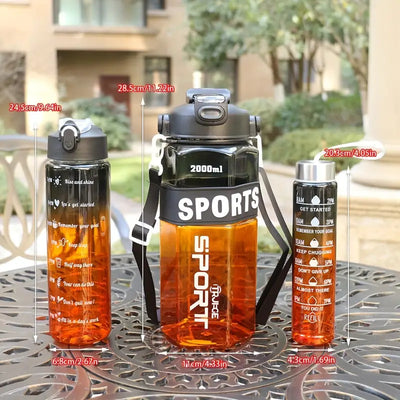 BoldBurst Water bottle - 3pcs