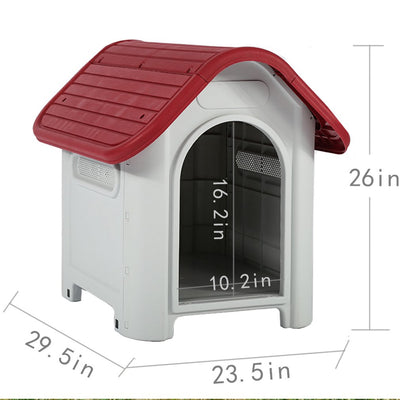 Ruby Pet House - Rex - Red