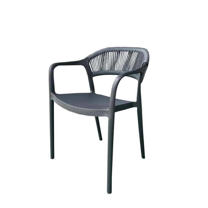 Oslo Rope Chair - Black - Finery