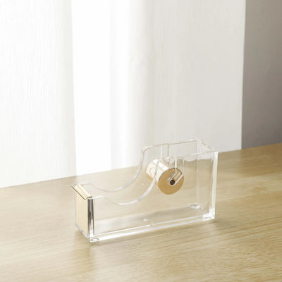 Acrylic Sellotape Holder - Gold