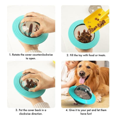 Spaceship Pet Feeder Toy - Rex