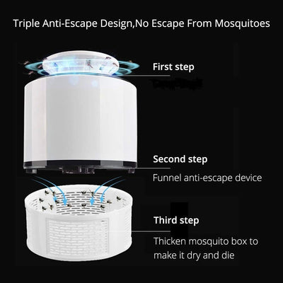 Mosquito Killer - 6 Lights - White - Fine Living