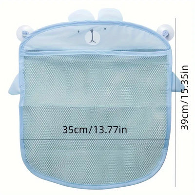 Bathroom Storage Bag With Suction Cups For Bath Toys