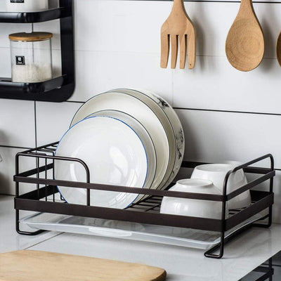 Iris Dish Rack - Black Carbon
