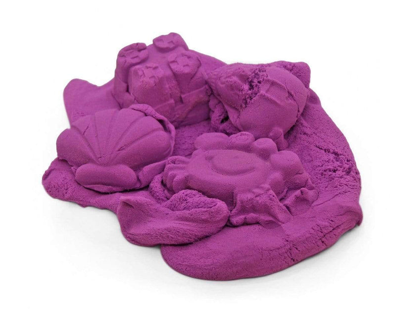1Kg Sensory Sand with Shapes Purple