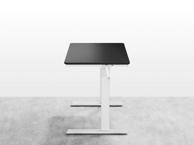 Elevate Desk - Black/ White - Fine Living