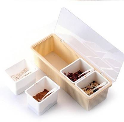4 Grid Spice Masala Storage Box