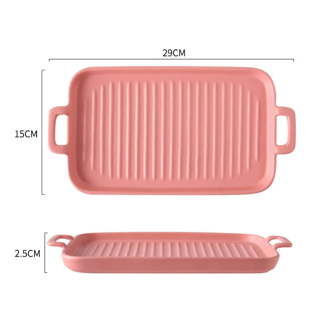 Fine Living Slim Trim Oven Dish - Pink