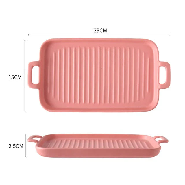 Fine Living Slim Trim Oven Dish - Pink