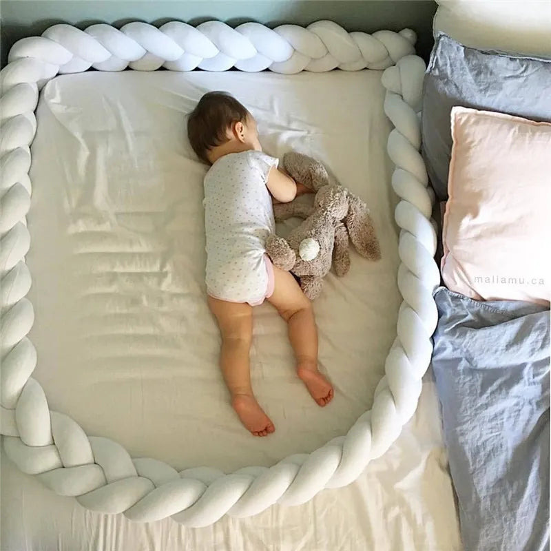 Nuovo - Knot Cot Bumper - 2M - White