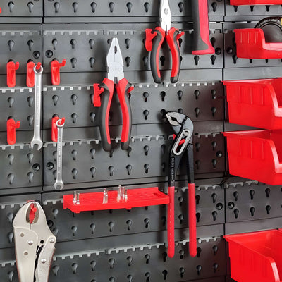 DIY-It Tool & Store - Hook Bins & Backboards - 81pc