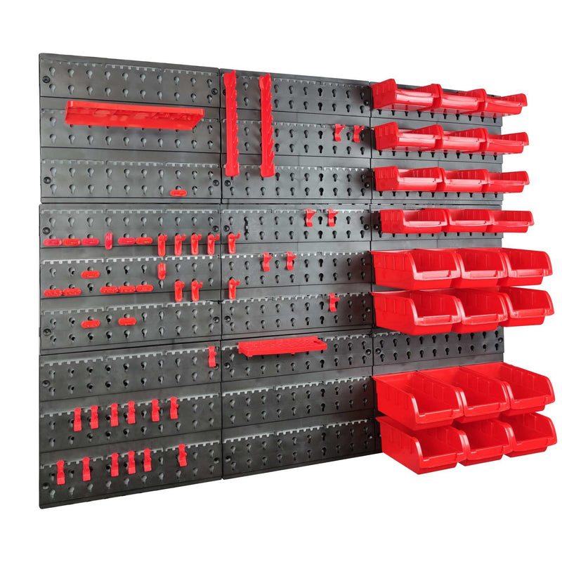 DIY-It Tool & Store - Hook Bins & Backboards - 81pc