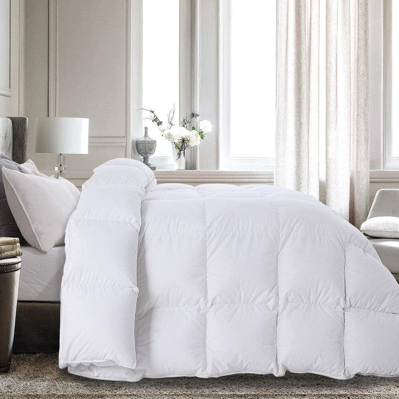 Goose Feather Down Comforter - Super King - Fine Living